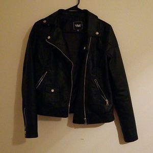 Brand new faux leather jacket.